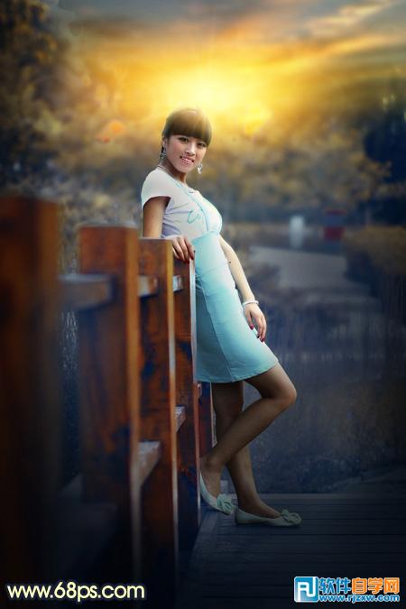 ps如何調整成秋季背景