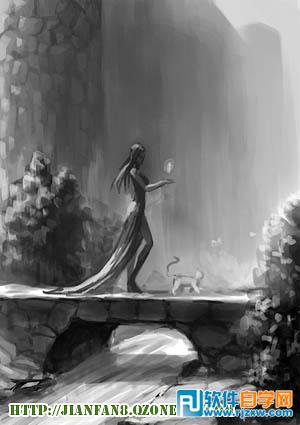 PS手繪 森林魔法師