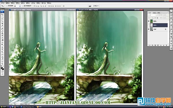 PS手繪 森林魔法師