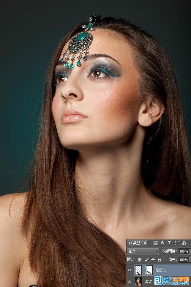 ps圖片怎么處理頭發