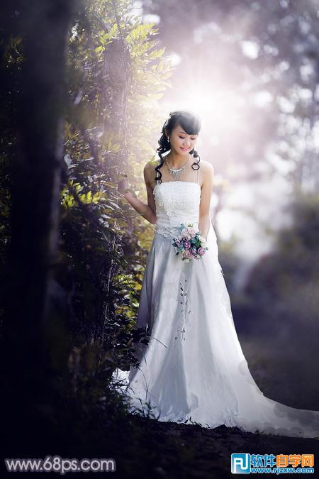 photoshop處理婚紗照