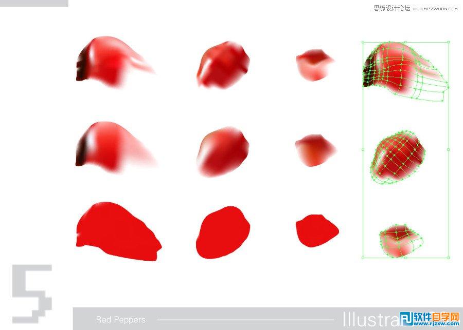 ai網格工具 怎么上色