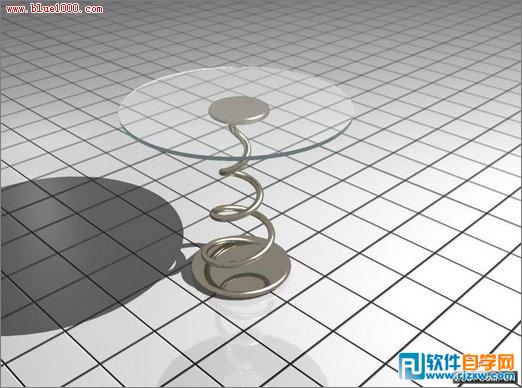 3dmax茶幾制作教程