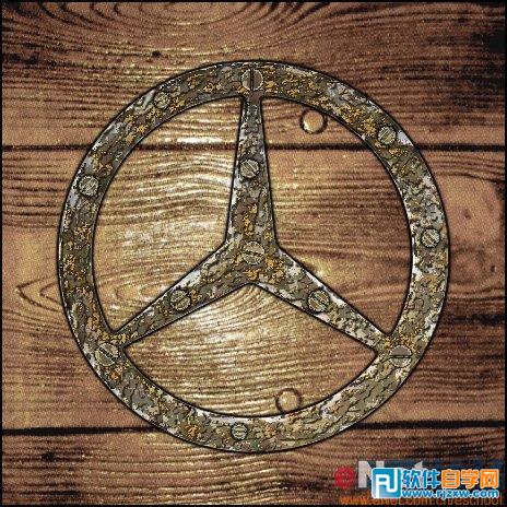 ps制作奔馳標(biāo)志