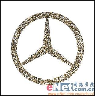 ps制作奔馳標(biāo)志