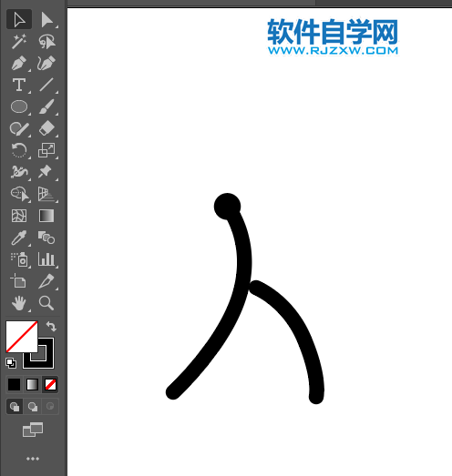 ai制作射箭標識的方法與步驟