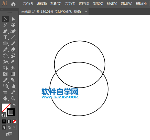 ai如何畫QQ企鵝圖標