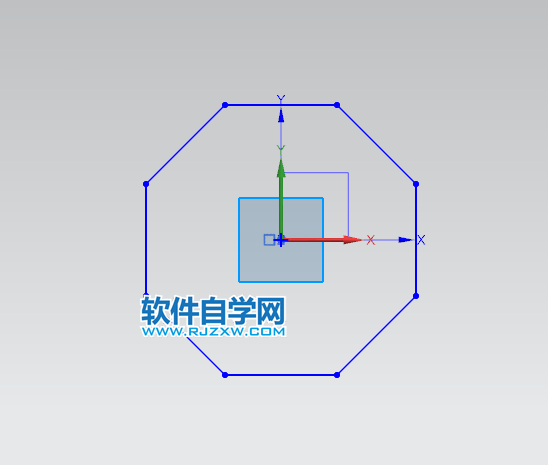 UG草圖中怎么畫內(nèi)切多邊形