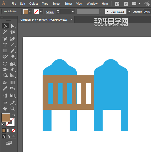 ai嬰兒床簡(jiǎn)單畫法