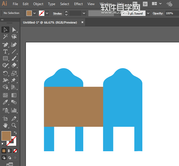 ai嬰兒床簡(jiǎn)單畫法