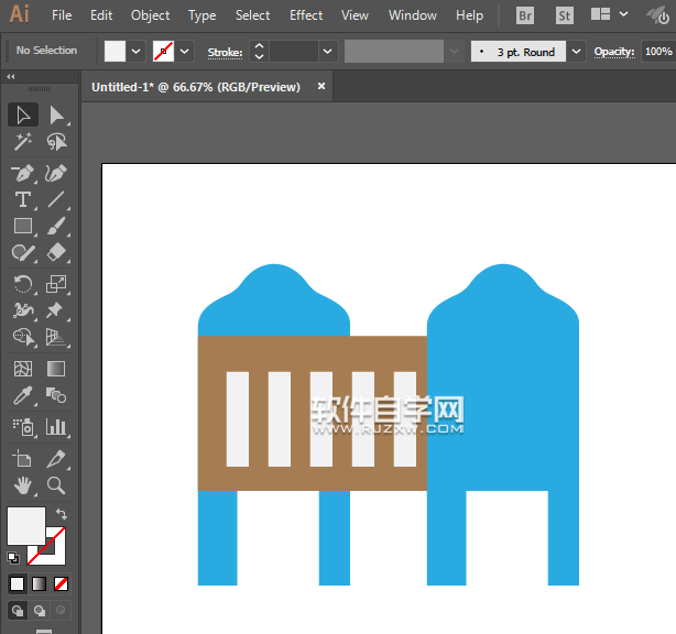 ai嬰兒床簡(jiǎn)單畫法