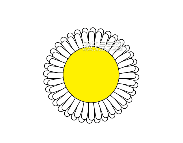ai怎樣畫向日葵花朵