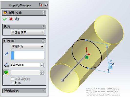 SolidWorks四通法蘭怎么畫