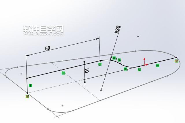 SolidWorks上下彎曲的建模方法