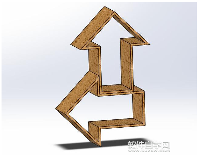 solidworks箭頭書架怎么制作