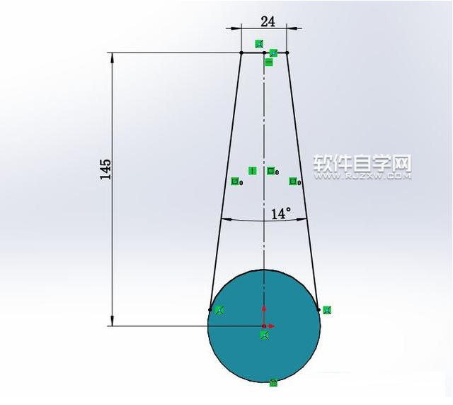 SolidWorks制作對稱卡位零件