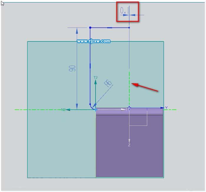 UG12.0怎么設計方形彎管鈑金零件