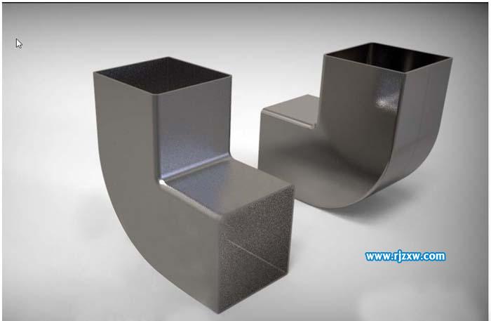 UG12.0怎么設計方形彎管鈑金零件