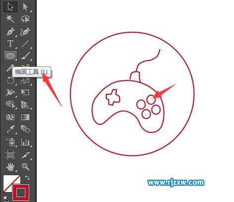 Ai鋼筆工具繪制游戲圖標(biāo)教程