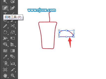 AI鋼筆工具繪制美食藝術(shù)圖標(biāo)教程