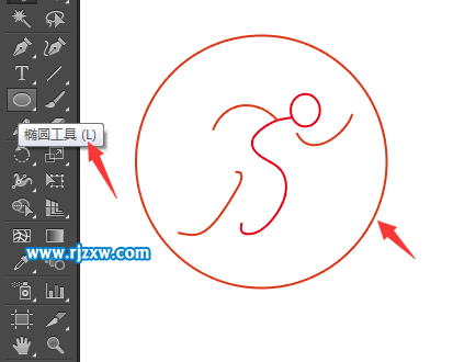 AI鋼筆工具怎么用來(lái)畫(huà)簡(jiǎn)易運(yùn)動(dòng)圖標(biāo)呢