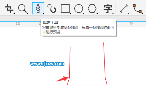簡筆畫啤酒杯怎么用CDR畫出來