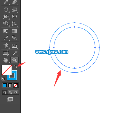 AI怎么畫(huà)同心圓的方法介紹