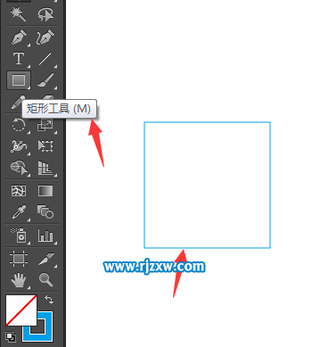 AI怎么畫出來的矩形沒有顏色解決大全