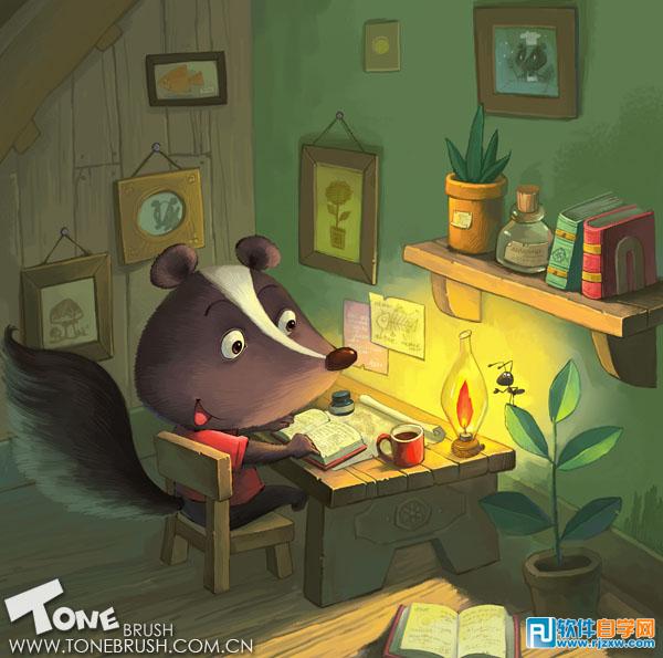 PS手繪卡通老鼠