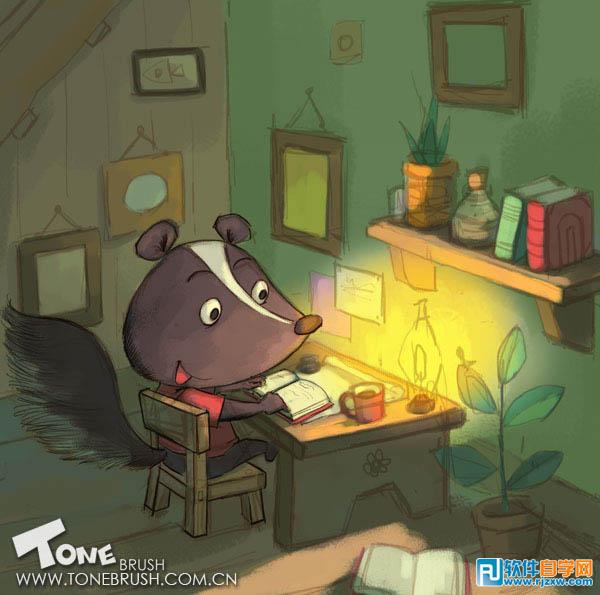 PS手繪卡通老鼠