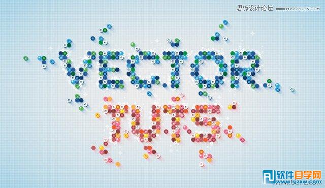 ai制作馬賽克之藝術(shù)字教程