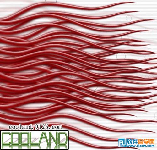 ps圖層樣式制作 觸須