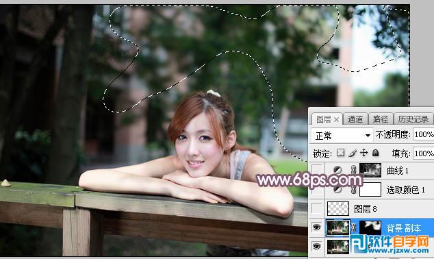 photoshop逆光效果