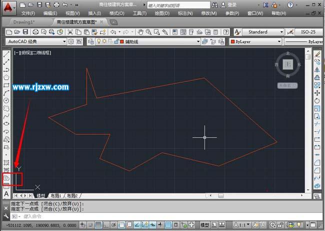 CAD2014軟件怎樣創建面域