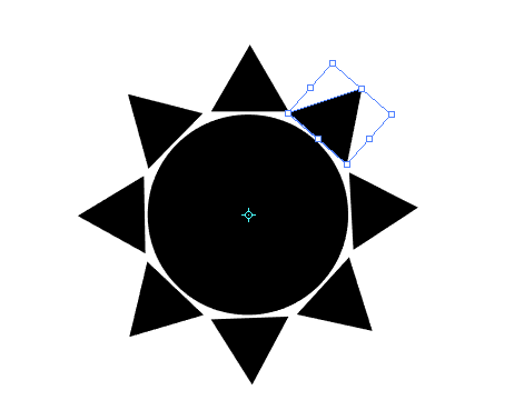 光燈照射圖標(biāo)ai繪制教程