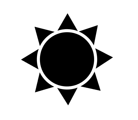 光燈照射圖標(biāo)ai繪制教程