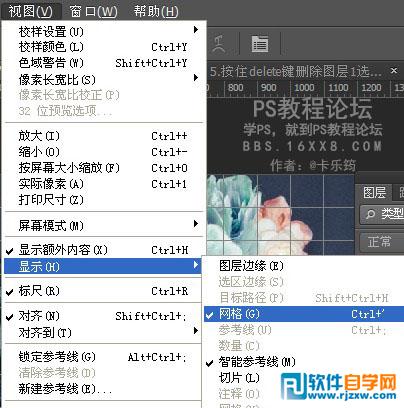 photoshop如何畫格子