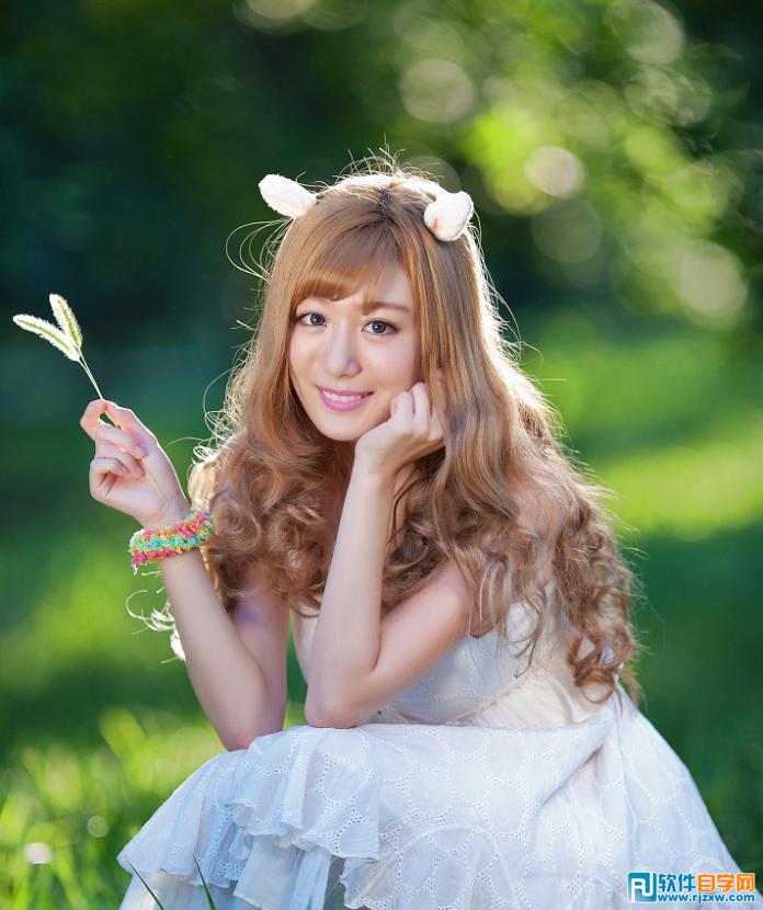 PS多個通道摳出多發絲美女人物圖