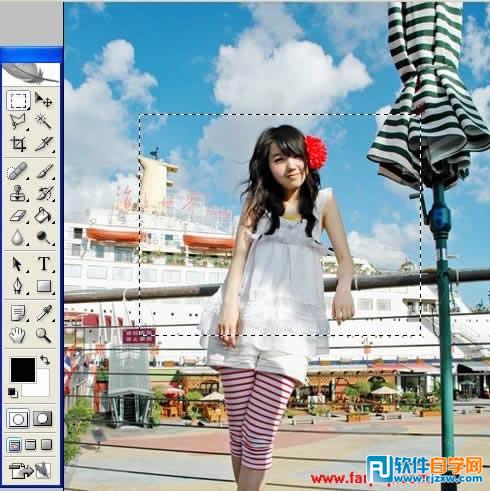 照片照歪了用ps調正