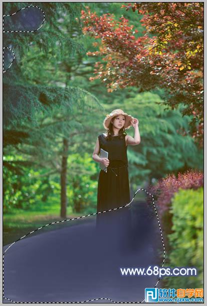 ps人物照片調(diào)色處理 打造魔幻藍(lán)紫色