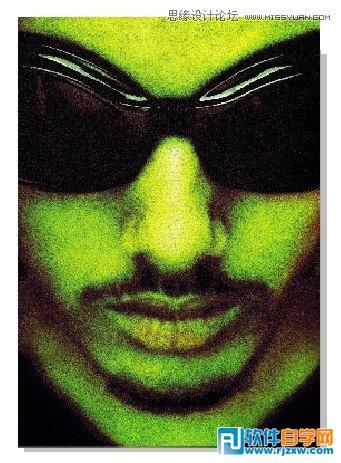 CorelDRAW X6設計黑社會酒吧海報封面