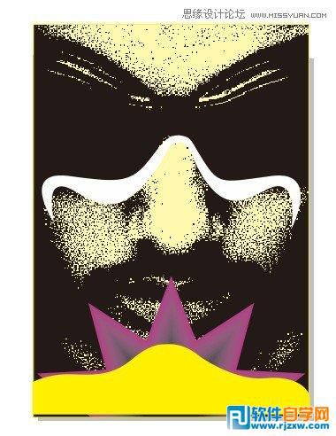 CorelDRAW X6設計黑社會酒吧海報封面