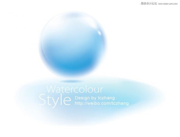 Illustrator制作夢幻朦朧氣泡水晶球