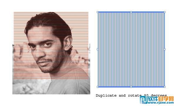 Illustrator CS6怎么把照片轉成抽象的線圖效果