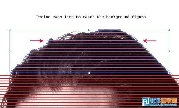 Illustrator CS6怎么把照片轉成抽象的線圖效果