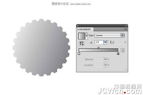 用Illustrator CS6教你怎么繪制可樂瓶蓋