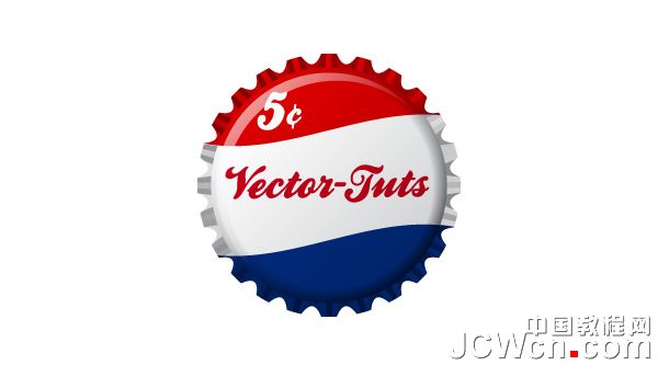 用Illustrator CS6教你怎么繪制可樂瓶蓋