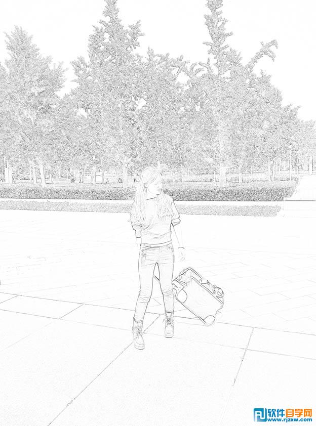 PS快速把人物轉為火焰人像