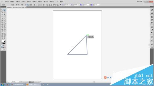 怎么教你用IllustratorCS5的連接和平均命令畫等腰三角形