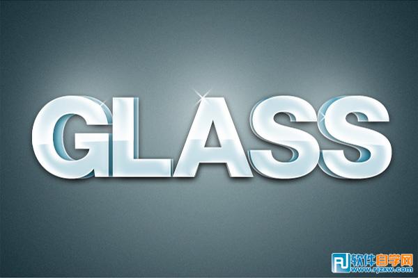 PS制作3D文字擠壓反光效果